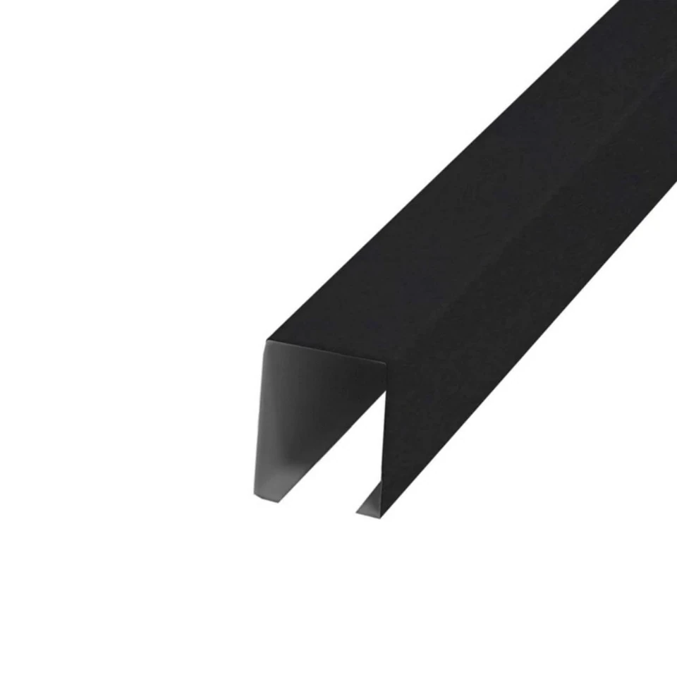 Кубообразная рейка GL Ш40/В60 черный Zn 0,3 L=3м