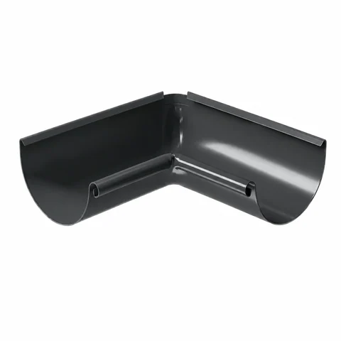 СТАЛ ПРЕМИУМ Угол внутренний 90 D125 Графит RAL 7024 (4шт) Docke