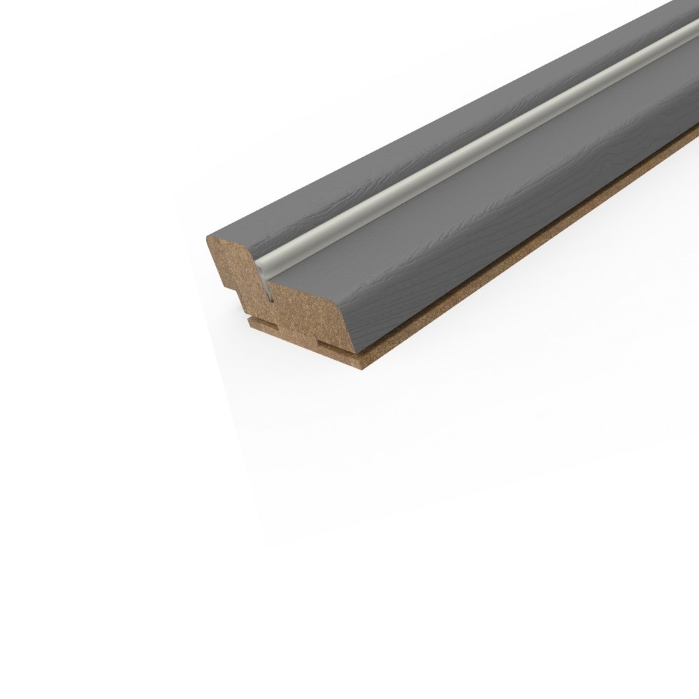 Коробка телескоп МДФ ПВХ Серый Soft-touch 30*65*2070
