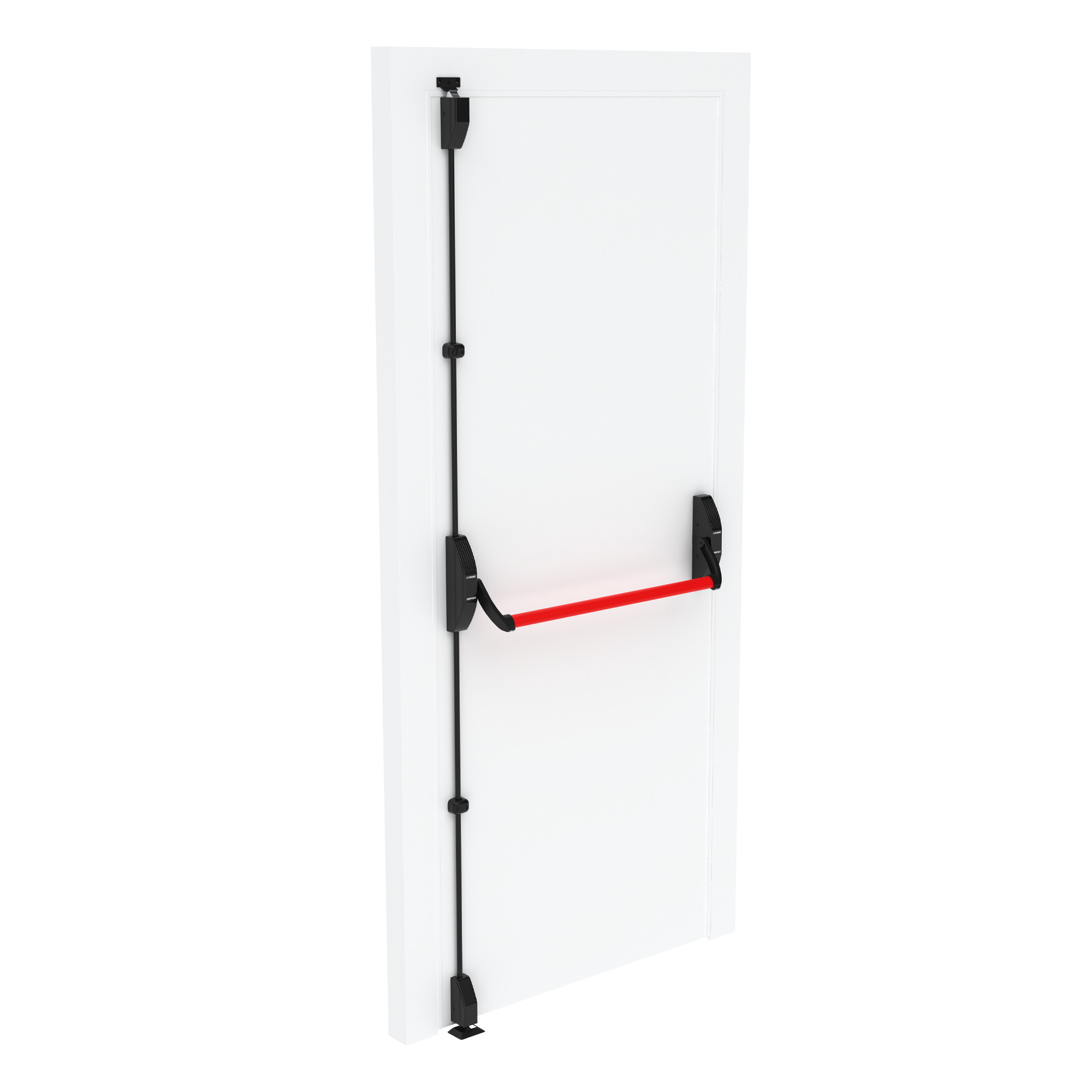 Ручка-штанга FUARO AP.1700C push-bar с тягами для двухстворчатых дверей (41411)